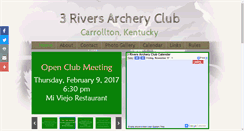 Desktop Screenshot of 3riversarcheryclub.com